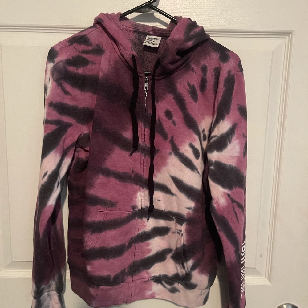 2 piece PINK TYE DYE hoodie and joggers